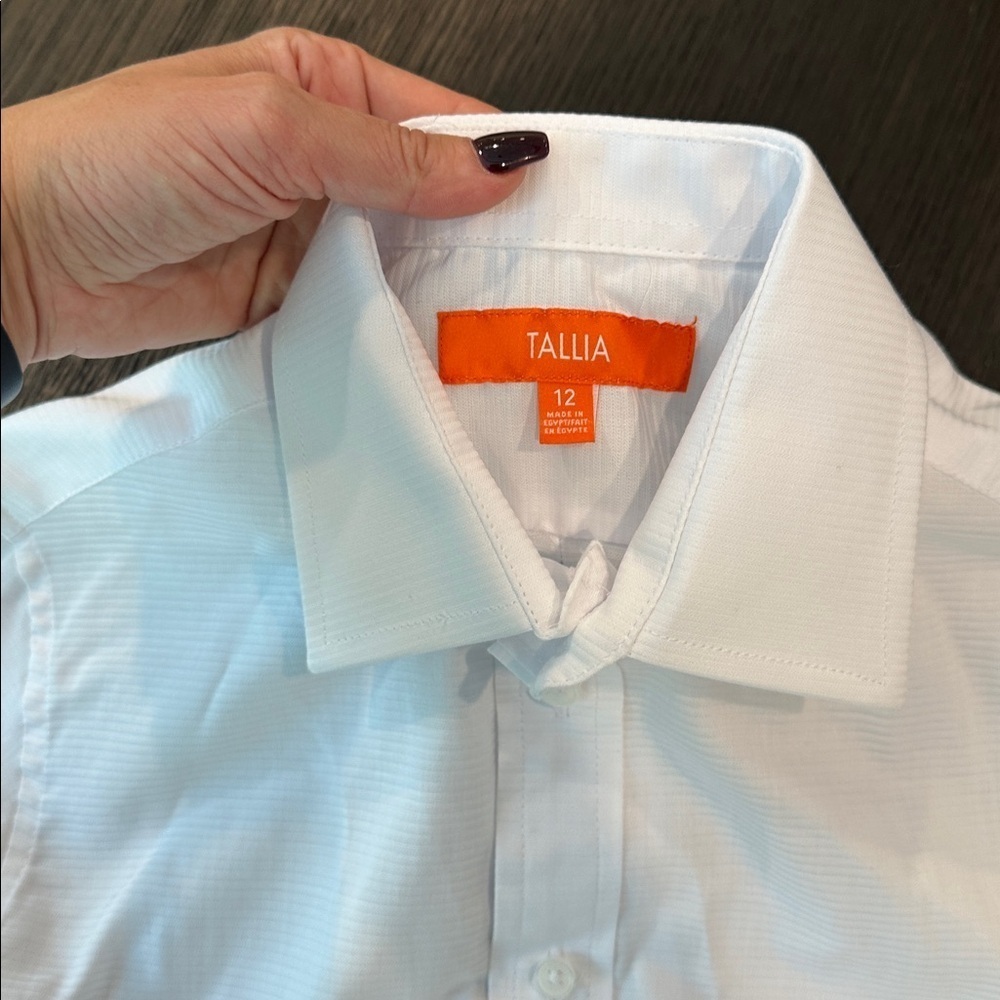 Tallia white Casual Button Down Shirt - Picture 3 of 5
